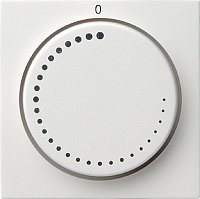 Лицевая панель Gira System55 для датчика частоты вращения белый матовый